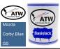 Preview: Mazda, Corby Blue, GS: 1L Lackdose, von ATW Autoteile West.